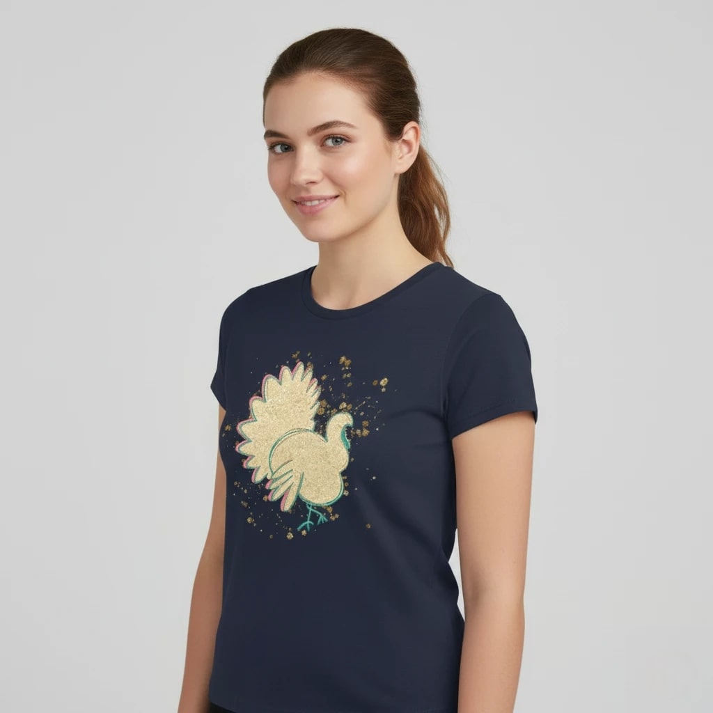 Glitter Thanksgiving Turkey