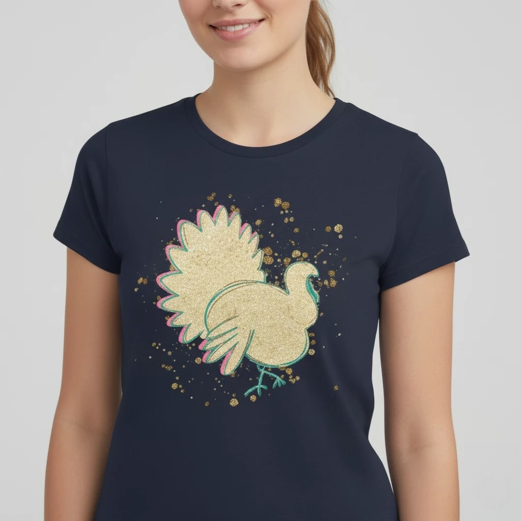 Glitter Thanksgiving Turkey